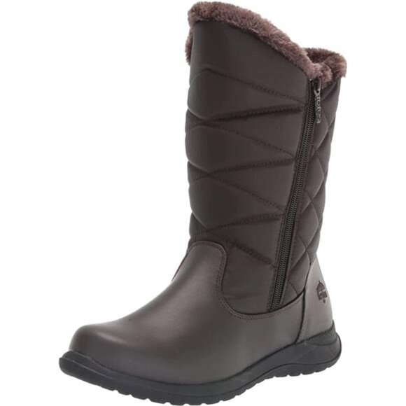 Women's Winter, Rain & Snow Boots Insulated Warm Fur-Lined, Tall Mid-Calf Height
